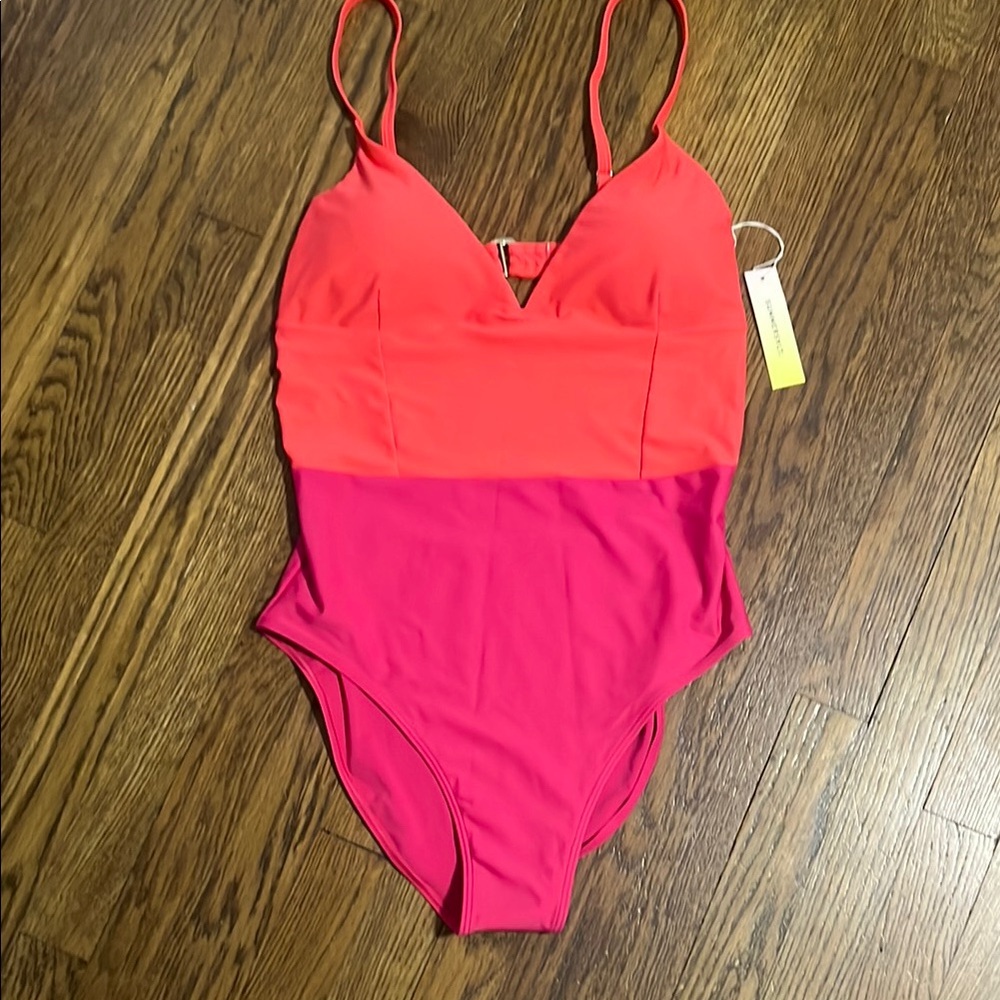 Summersalt Pink and Orange One Piece Swimsuit